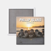 Phillip Island Australien Magnet (Vorderseite/Rückseite)