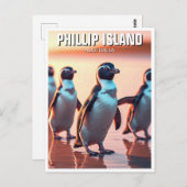 Phillip Island Australien Postkarte (Vorne/Hinten)