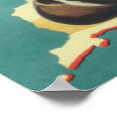 Phillip Island, Australien Vintage Travel Poster (Ecke)