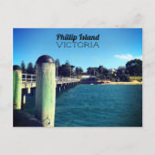 Phillip Island Pier Postkarte (Vorderseite)