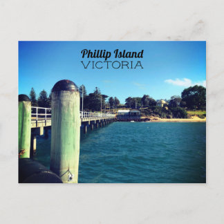 Phillip Island Pier Postkarte