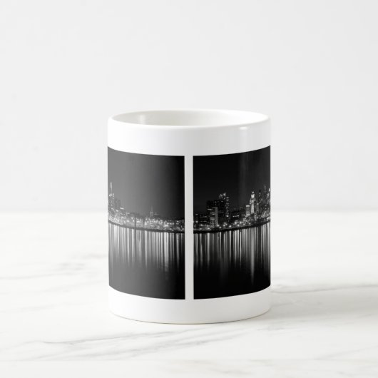 Phillip night b/w kaffeetasse (Mittel)