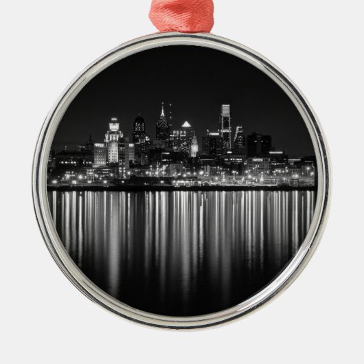 Phillip night b/w silbernes ornament (Vorne)