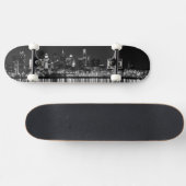 Phillip night b/w skateboard (Horizontal)