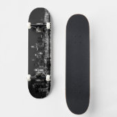 Phillip night b/w skateboard (Vorderseite)