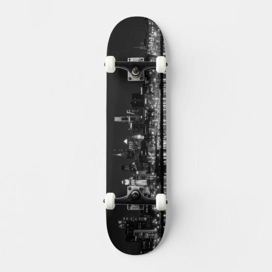 Phillip night b/w skateboard (Vorderseite)