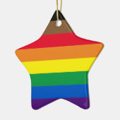 Phillip Regenbogen stolz auf Gay Diversity inklusi Keramik Ornament (Links)