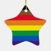 Phillip Regenbogen stolz auf Gay Diversity inklusi Keramik Ornament (Hinten)