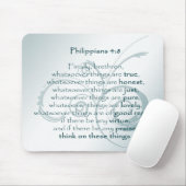 Phillipian 4:8 mousepad (Mit Mouse)