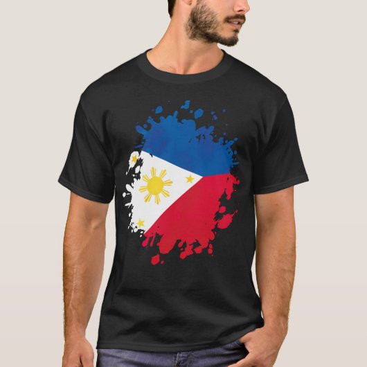 Phillipines Country Flag Countrys Icon Symbol Trav T-Shirt (Vorderseite)
