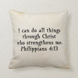 Phillippianer 4:13 kissen