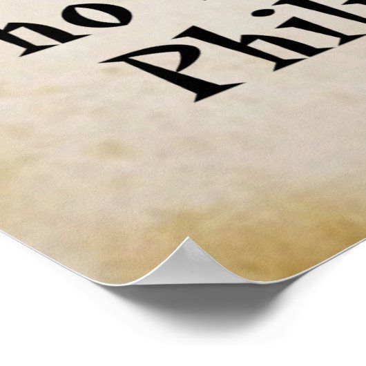 Phillippianer 4:13 poster (Ecke)