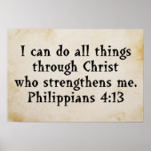 Phillippianer 4:13 poster (Vorne)