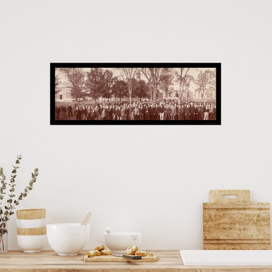 Phillips Academy Exeter NH Foto 1903 Poster (Küche)