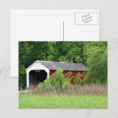 Phillips Covered Bridge Postkarte (Vorne/Hinten)