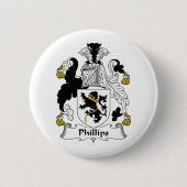 Phillips-Familienwappen Button (Vorderseite)