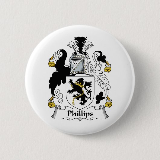 Phillips-Familienwappen Button (Vorderseite)