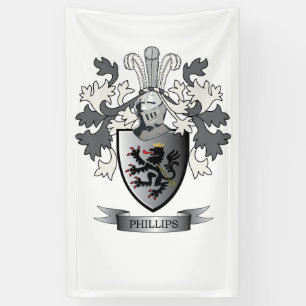 Phillips-Familienwappen-Wappen Banner