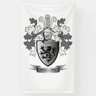 Phillips-Familienwappen-Wappen Banner
