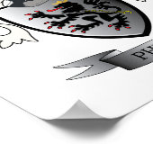 Phillips-Familienwappen-Wappen Poster (Ecke)