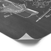 Phillips Head Screwdriver Patent - Chalkboard Poster (Ecke)