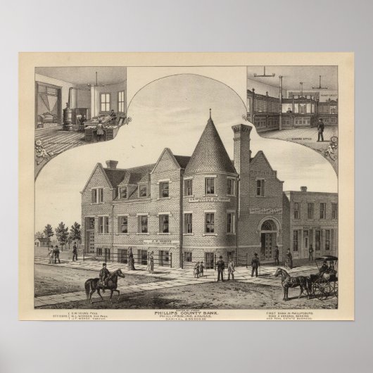 Phillips Landkreis Bank, Phillipsburg, Kansas Poster (Vorne)