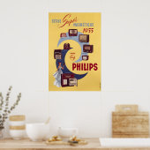 Phillips Radio Plakat (Küche)