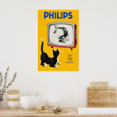 Phillips TV - Vintage Poster Drucke (Küche)