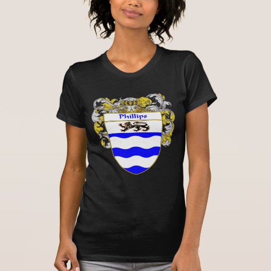 Phillips-Wappen (überzogen) T-Shirt (Vorderseite)