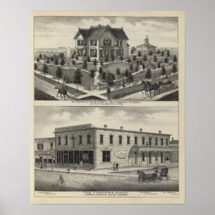 Phillipsburg Händler Bank, Kansas Poster