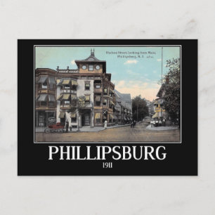 Phillipsburg, New Jersey, Vintag Postkarte
