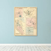 Phillipsburg, NJ Leinwanddruck (Insitu (Holzboden))