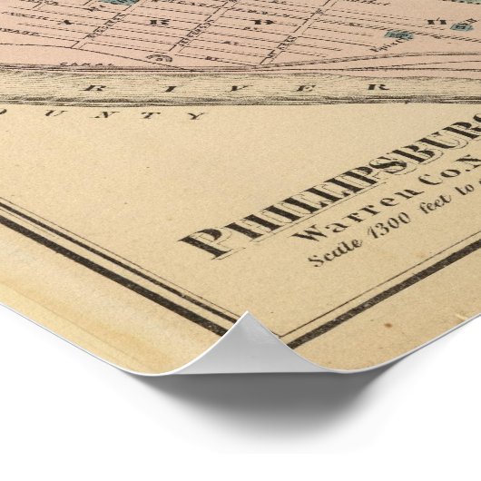 Phillipsburg, NJ Poster (Ecke)