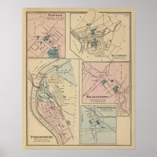 Phillipsburg, NJ Poster (Vorne)