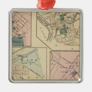 Phillipsburg, NJ Silbernes Ornament