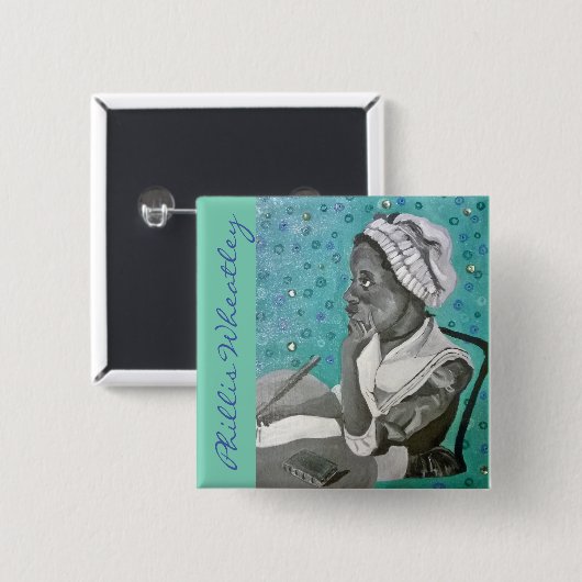 Phillis Wheatley Button (Vorne & Hinten)