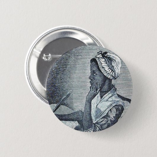 Phillis Wheatley Knopf Button (Vorne & Hinten)