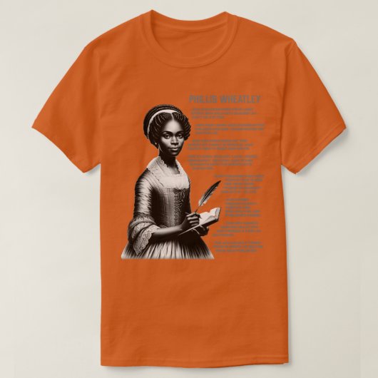 Phillis Wheatley T-Shirt (Design vorne)