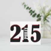 Philly 215 postkarte (Stehend Vorderseite)