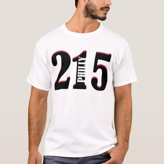 Philly 215 T-Shirt (Vorderseite)