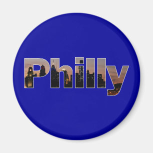 Philly beschriftet Magneten Magnet
