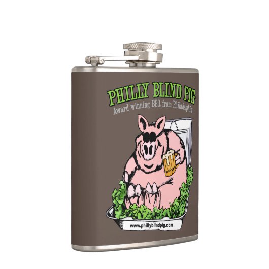 Philly Blind Pig GRILLEN Flachmann (Rechts)