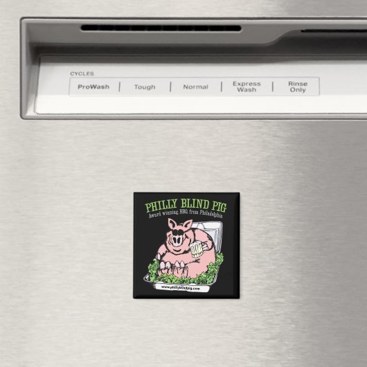 Philly Blind Pig GRILLEN Magnet (In Situ (Geschirrspüler))