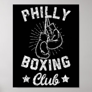 Philly Boxing Club - Vintage Boxer Gloves Poster