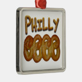 Philly Brezeln Ornament Aus Metall (Rechts)