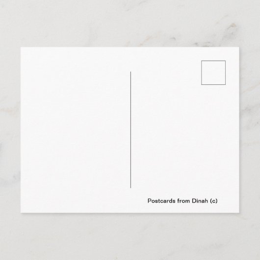 Philly Cat in Rittenhouse Postkarte (Rückseite)