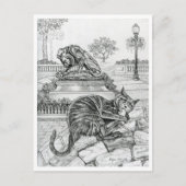 Philly Cat in Rittenhouse Postkarte (Vorderseite)