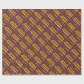 Philly Cheese Steak Unique Paper Geschenkpapier (Flach)