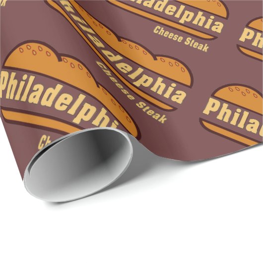 Philly Cheese Steak Unique Paper Geschenkpapier (Rolleneckpunkt)