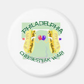 Philly Cheesteak War Magnet (Vorne)
